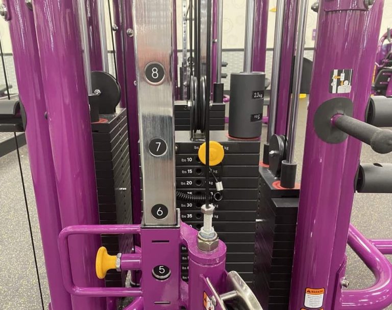 The Ultimate Planet Fitness Workout Plan With PDF This Is Why I M Fit   Planet Fitness Cable Machine Incremental Weight Cylinders 768x606 